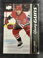 2021-22 Upper Deck Young Guns 731 Jack Drury Carolina Hurricanes