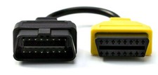 OBD 2 II Adapter GELB yellow kompatibel mit  ...