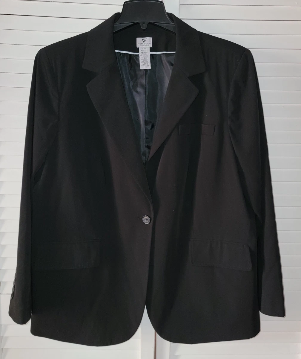 Womens Plus Size 24 Blazer Single Breast Button Long Sleeves Career Suit  Jacket | eBay