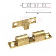 CRICCHETTO IN OTTONE PROFILATO A DUE SFERE - MISURA 8 X 44 MM ANTINE MOBILI