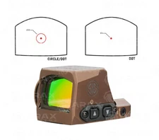 Sig Sauer ROMEO X COMPACT FDE Red Circle Dot Reflex Optic for RMSc SORX1202