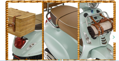 BAULETTO POSTERIORE VESPA PIC NIC PRIMAVERA E TELO PIC NIC