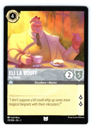 Lorcana Eli La Bouff Big Daddy 179/204 Non-Foil Rise of the Floodborn