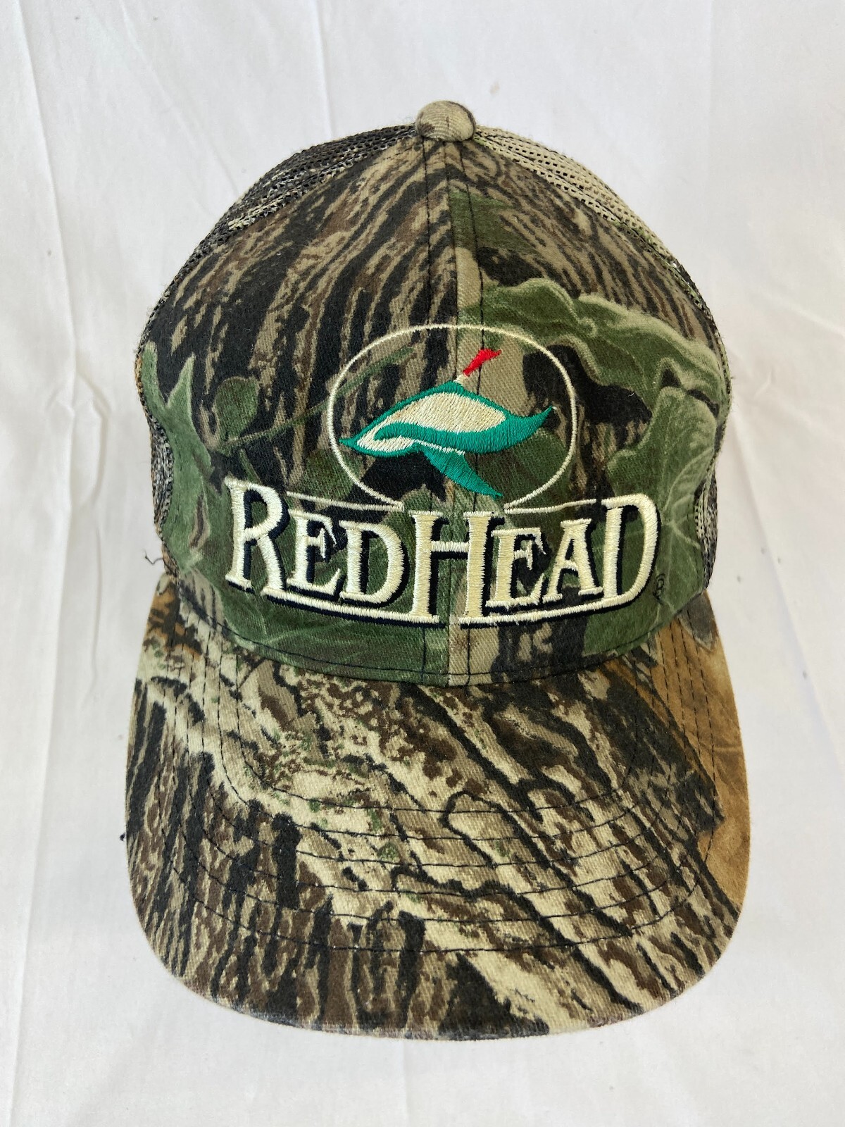 RedHead Baseball Cap Snapback Hat Mesh Camouflage… - image 4