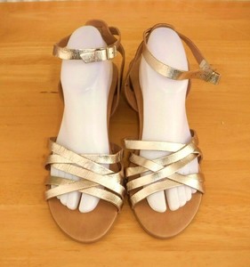 faith gold sandals