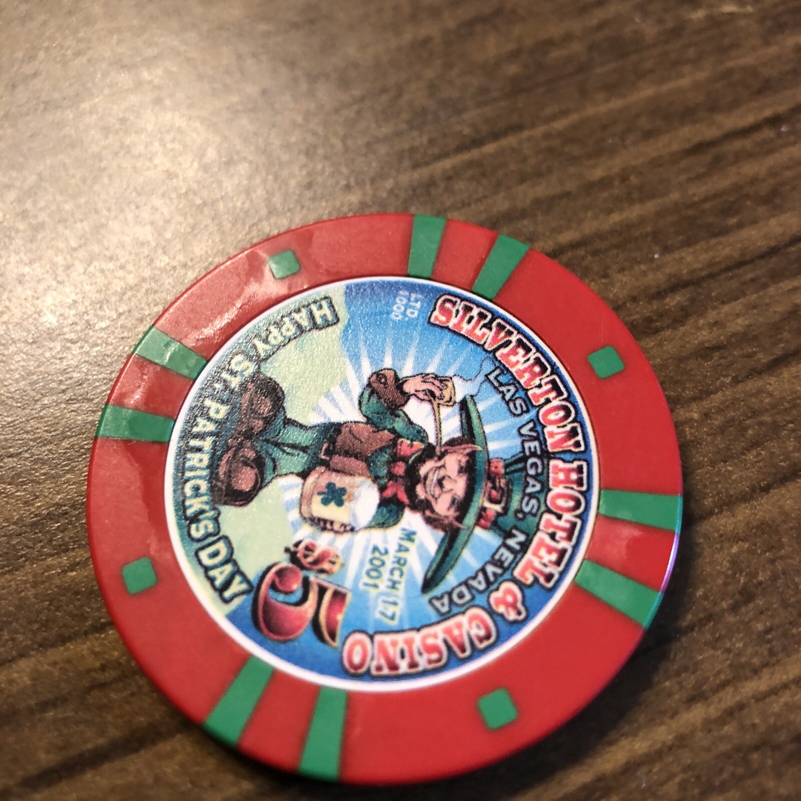 5 Silverton Happy At Patrick’s Day las vegas nevada casino chip eBay