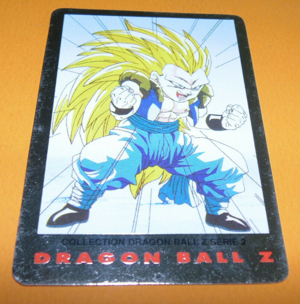 N°95 GOTRUNKS 3 CARD DRAGON BALL Z SERIE 2 1989 BIRD STUDIO