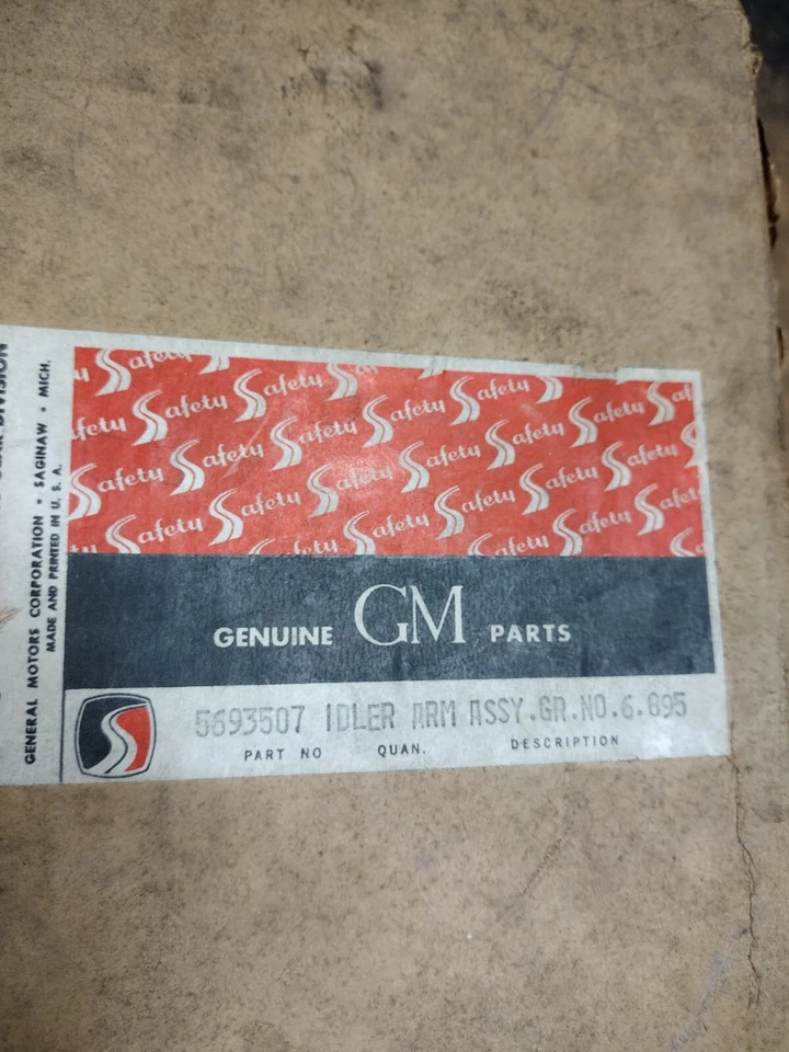 1960's GM Saginaw conjunto de braço ocioso 5693507 Cadillac Pontiac Oldsmobile novo em folha - Imagem 3 de 4
