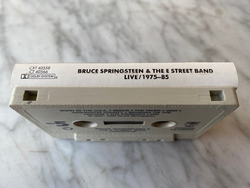 Bruce Springsteen & The E Street Band Live 1975-85 CASSETTE Tape Columbia TAPE 3 - Picture 3 of 3