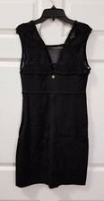 VERSACE Women's Black Size 44 Mini Dress S