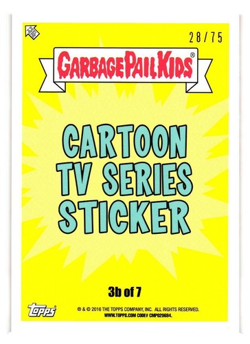 2016 GARBAGE PAIL KIDS SERIES 2 PRIME SLIME TRASHY TV PICK YOUR CARD BLOODY RED - Picture 88 of 323