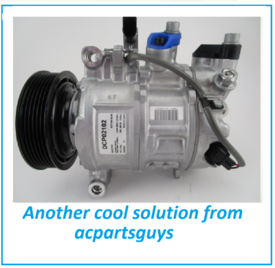 NEW OEM DENSO AC COMPRESSOR 6SES14C 6PV 12V AUDI, PORSCHE 1 8T0