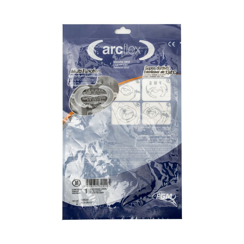 Rétracteur Buccal Autoclavable FGM Dental Arcflex Soft - Pour Joues Et Langue - Taille M