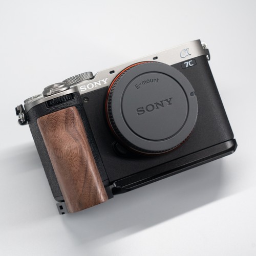 Wooden Hand Grip L Holder For Sony a7c2 a7cr A7Cii Camera Alloy Base Plate - Picture 28 of 28