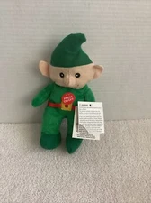 Christmas House: Christmas Musical Elf Plush Toy. Plays “Green Elf Shoes” w/Tag.