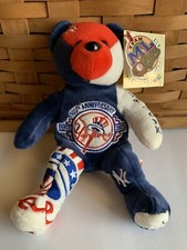 NY YANKEES BEAR 2003 MLB Licensed 100th Anniversary Beanie Numbered