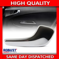 FOR VAUXHALL / OPEL CORSA D CHROME INTERIOR DOOR HANDLE  RIGHT DRIVER SIDE