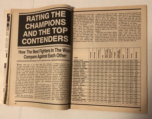 Boxing 86 Magazine Mugabi Vs Hagler - Mike Tyson Vs Zouski 1986 - 画像7/10