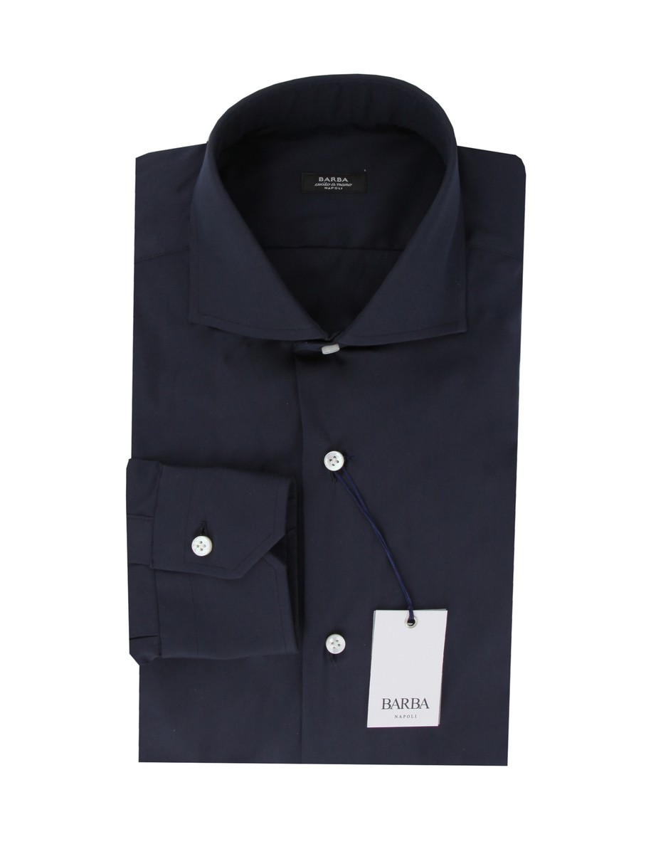 Barba Napoli Midnight Navy Blue Shirt - Extra Slim - (BN9122318
