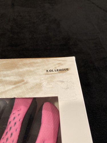 Adidas X GL League Size 7 Negative Cut Goalkeeper Gloves Pink Black NWT - Picture 4 of 8