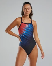 TYR Women's SMALL (30) TYR Durafast Elite® Diamondfit Swimsuit in Valiance