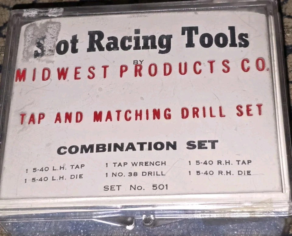 Slot Racing Tools Combination Tap & Drill Set From Midwest Products #501 USA NOS - Image 4 of 4