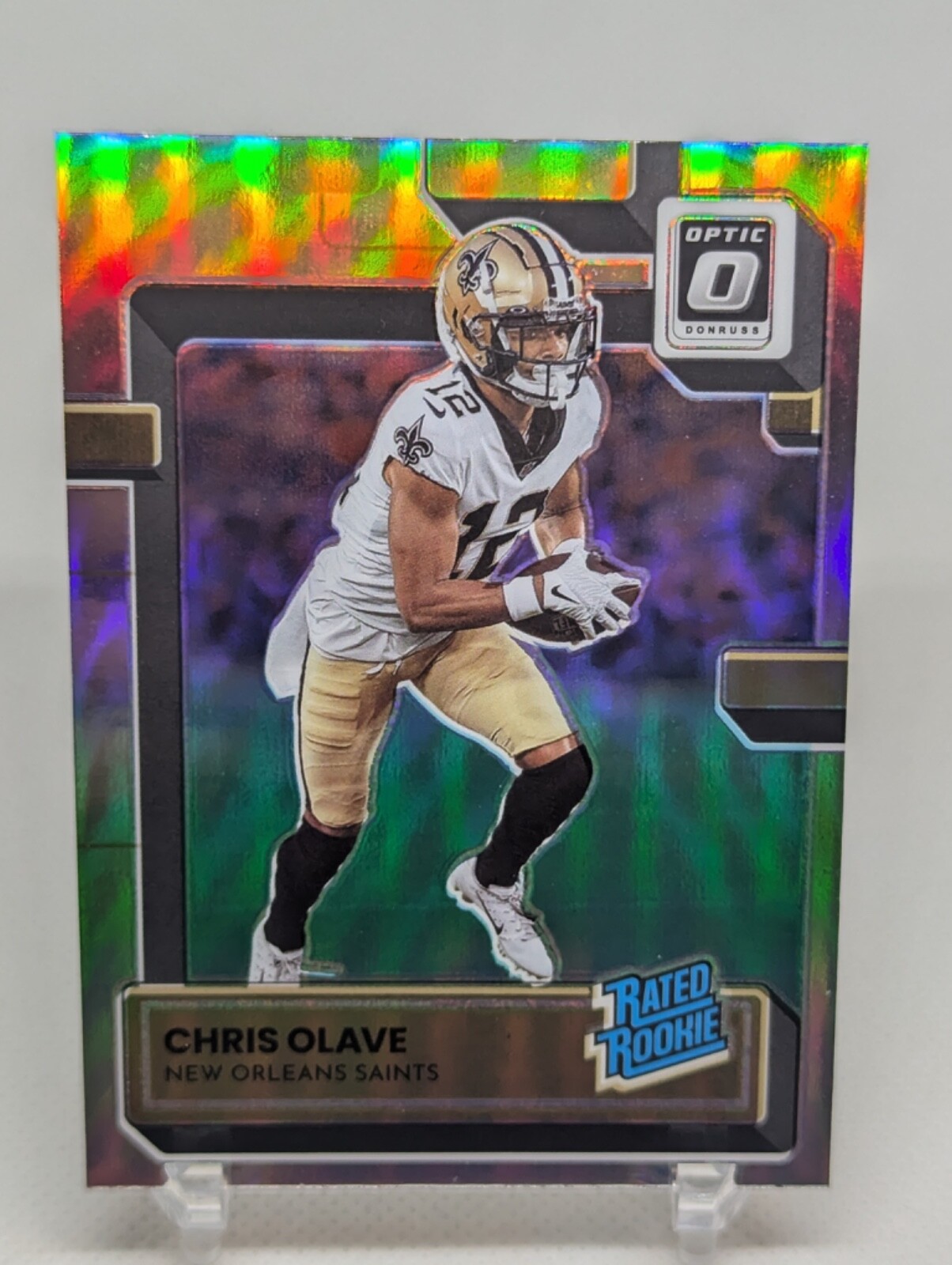 2022 Panini Donruss - Rated Rookie Optic Preview Holo #P-309 Chris Olave (RC)