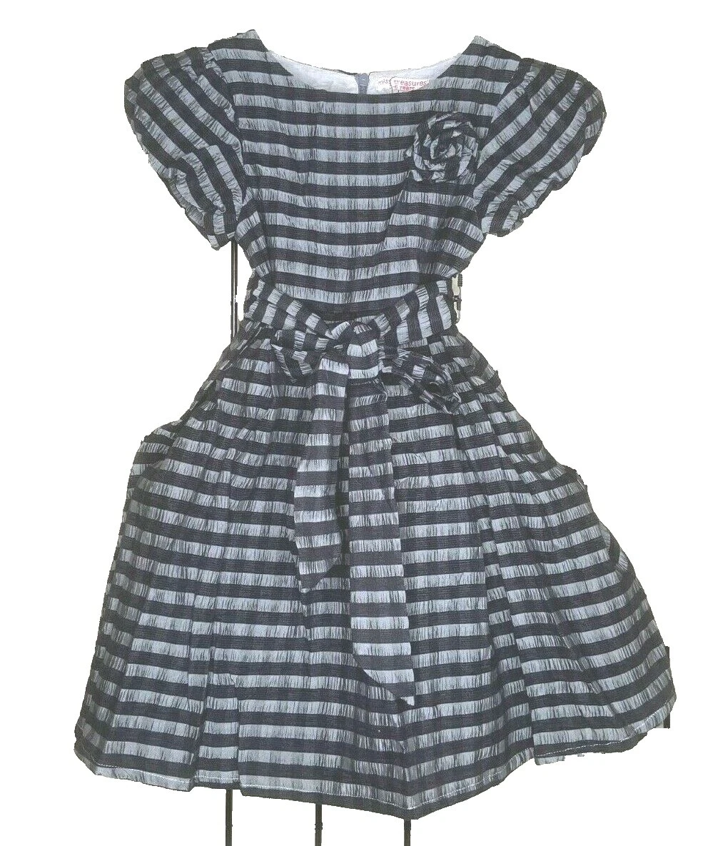 Rayon Plata informal Vestidos para niñas