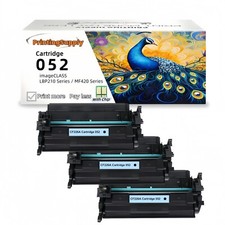 3PK New Toner For Canon 052 ImageCLASS LBP-212dw 214dw 215dw 215x MF424dw Series