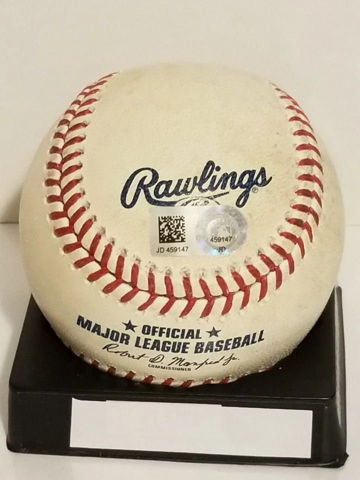 Aaron Judge & Giancarlo Stanton Game Used Rawlings Official MLB Baseball MLB... - Image 2 of 4