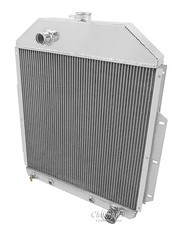 1942 1943 1944 1945 46 -48 Ford 34 Ton Pickup 3 Row Rr Radiator Chevy V8