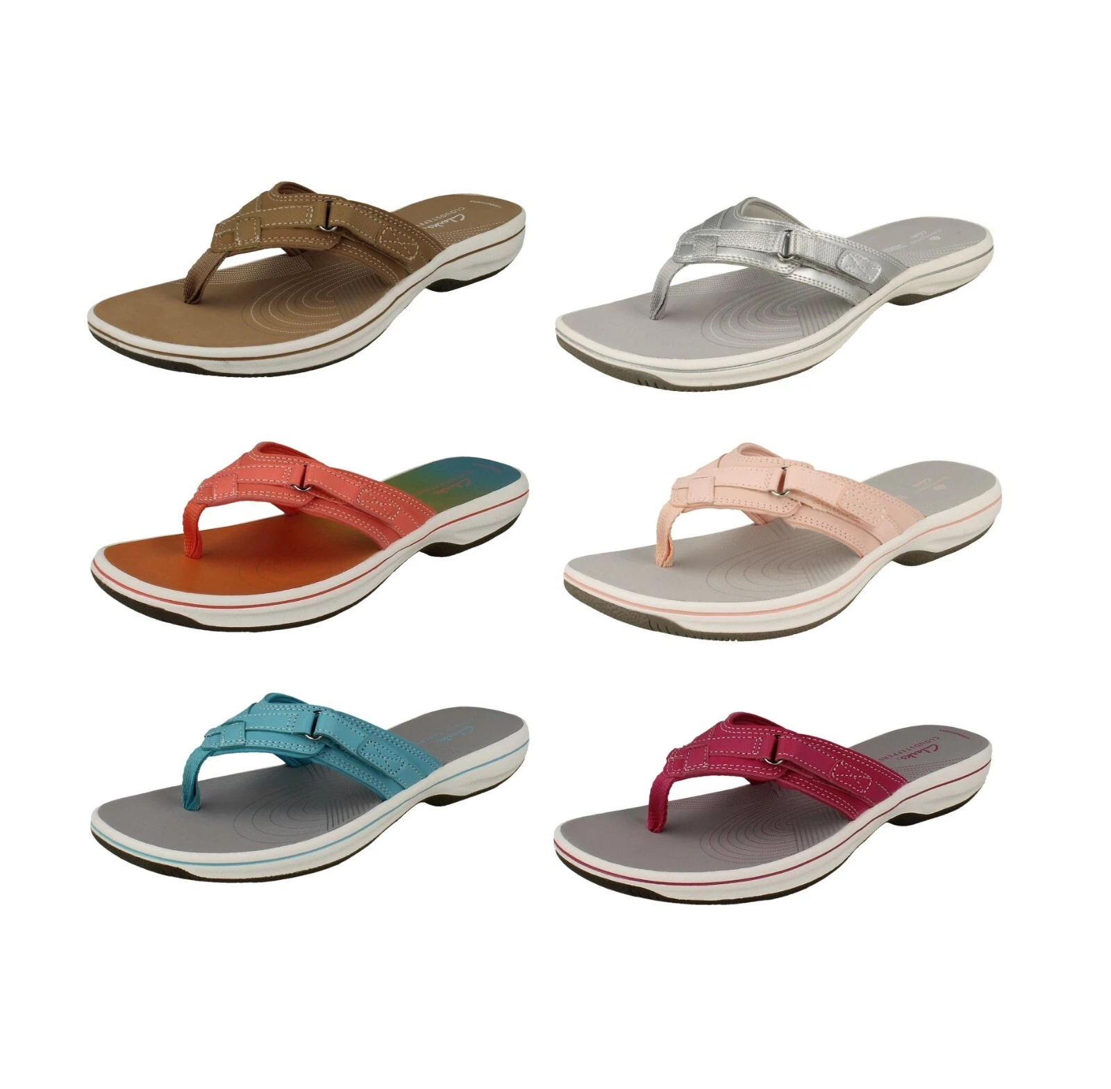 Sandali Clarks Brinkley Sea punta donna post