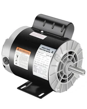 Air Compressor Motor 1HP Single Phase 3450 RPM 56 Frame 5/8" Shaft Diameter