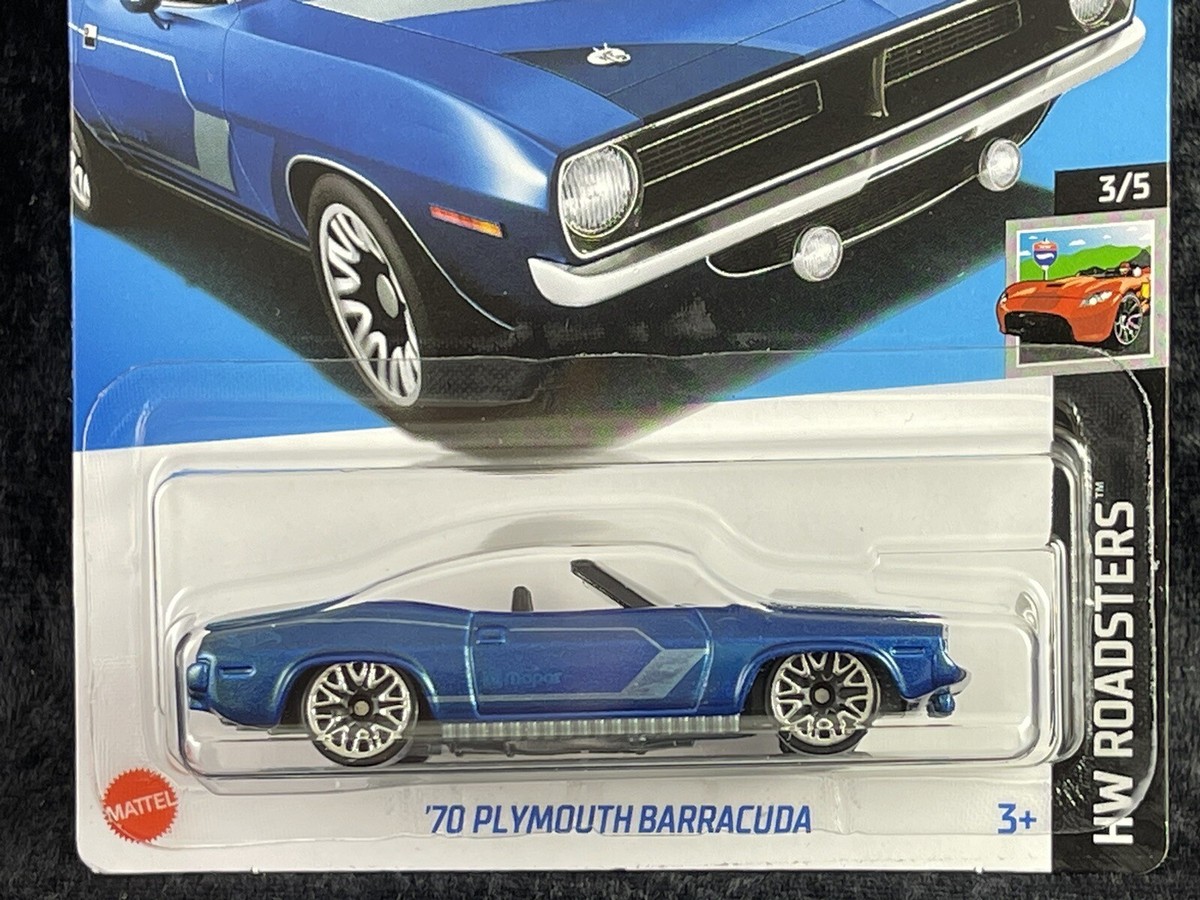 Hot Wheels 2023 HW Roadsters 3/5 '70 Plymouth Barracuda