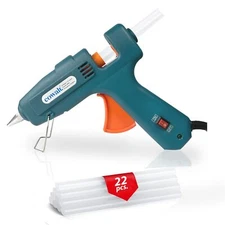 Cowalt Professional Hot Glue Gun and Sticks Set Full Size 60W High Power Fast...
