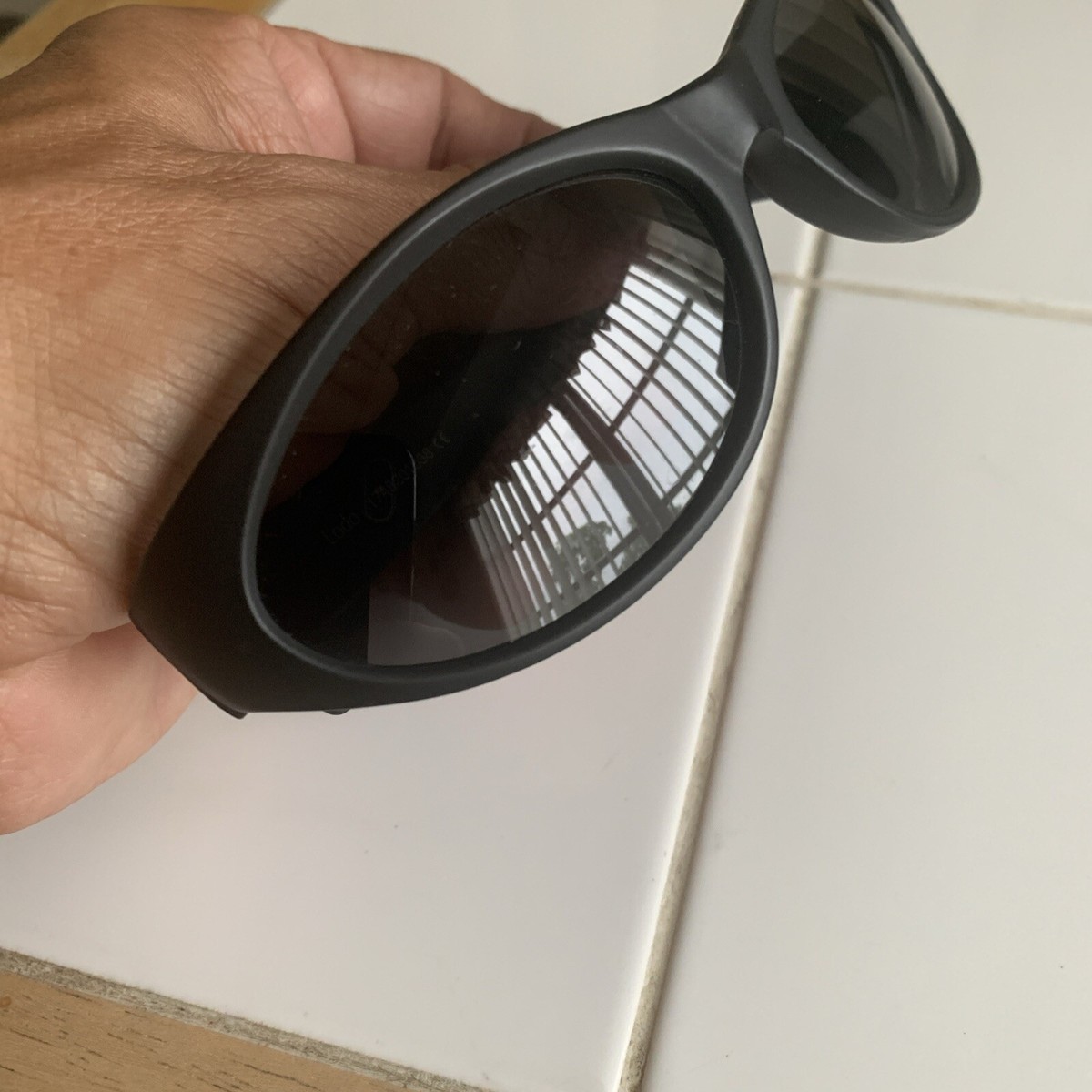 Bolle Lodo Women\'s Sunglasses VTG Bolle Sunrock, Vintage 90s Bicolor Square Wayfarer  main image 2