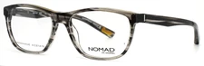 NOMAD MOREL 2369N NN 011 Grey Stripe Unisex Rectangle Eyeglasses 53-15-135 B:37