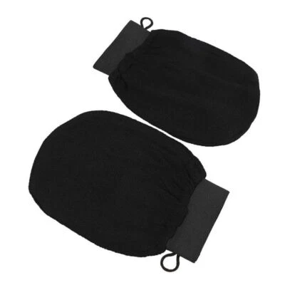 Schwarzes Marokkanisches Hammam Peeling-Mitt, Magisches Peeling-Handschuh - Bild 1 von 4