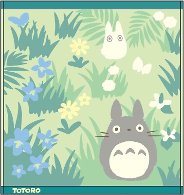 My Neighbor Totoro Wash Towel (Butterfly in the Forest ) 34x36cm Studio Ghibli