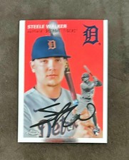 2023 Topps Chrome Platinum Anniversary #70 Steele Walker, Detroit Tigers RC