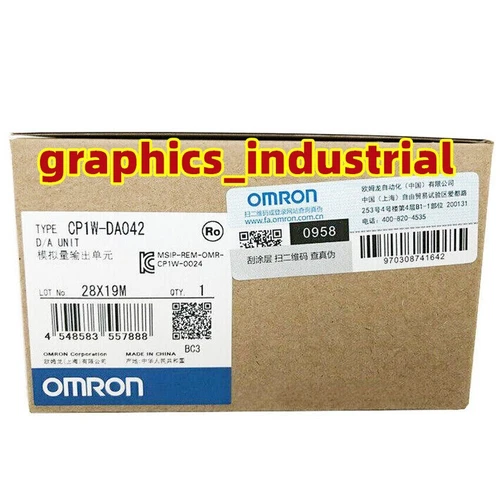 New in Box CP1W-DA042Original Omron CP1W-DA042 Analog Output Unit