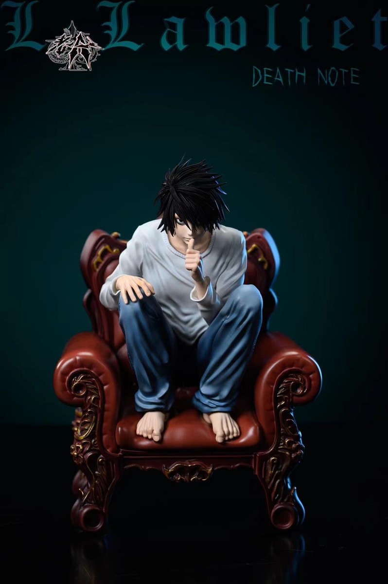 Death Note L·Lawliet GK painted statue with red sofa | eBay