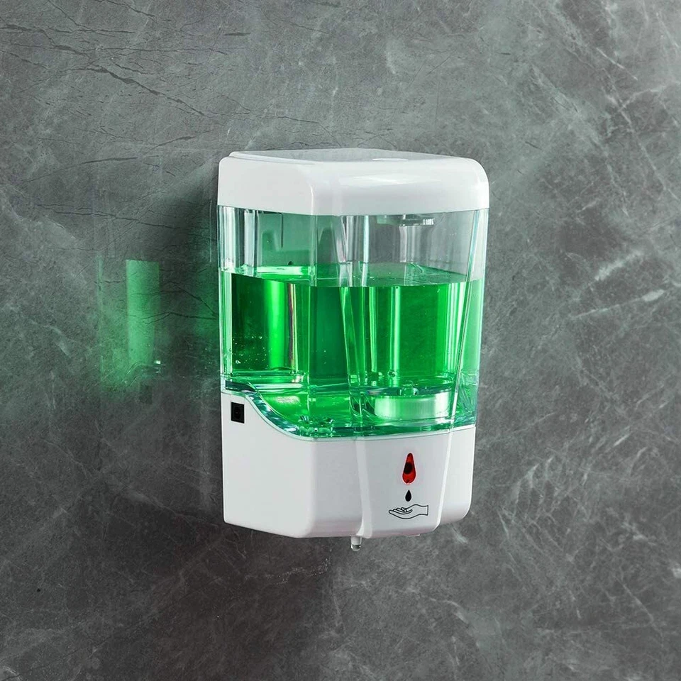 700ml Automatic Soap Dispenser IR Sensor Dispenser Touchless Hand Free Wall - Image 4 of 4