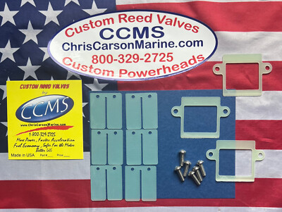 CCMS Yamaha Sport Outboard Reeds & Intake Stuffer 30-50hp 3 Cyl.PN.332S ...