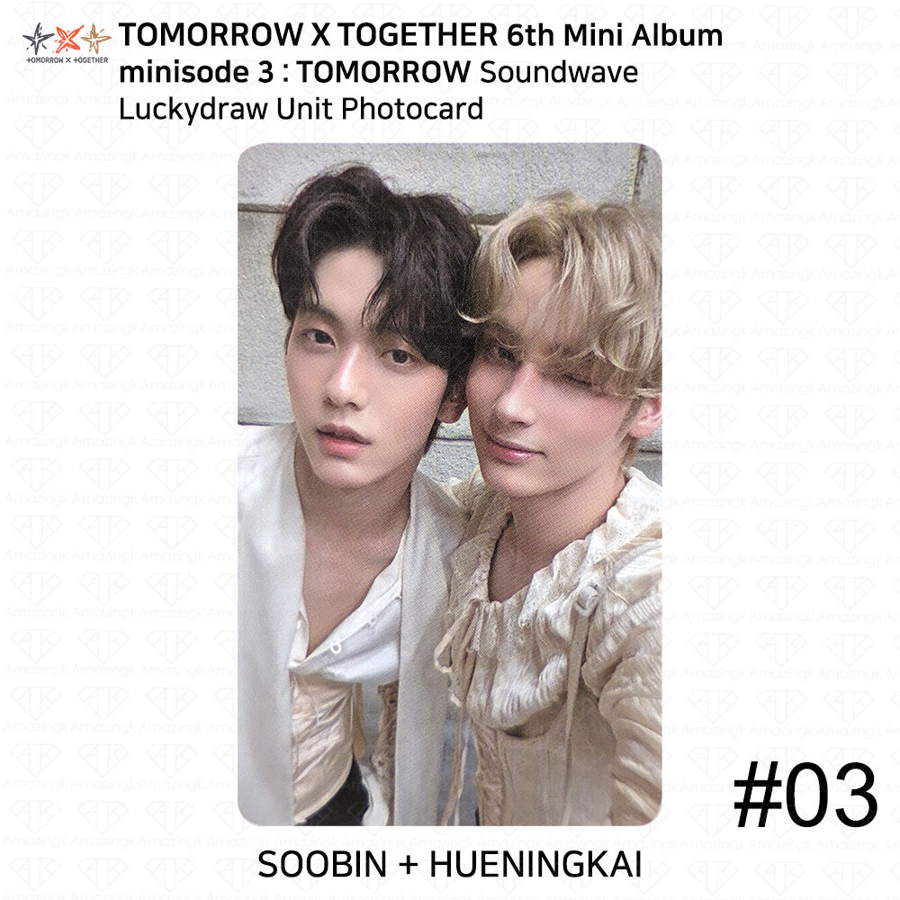TOMORROW X TOGETHER - スビン トレカ soundwave サウェ ラキドロ コンプ TXT TOMORROW X TOGETHER - スビン トレカ soundwave サウェ