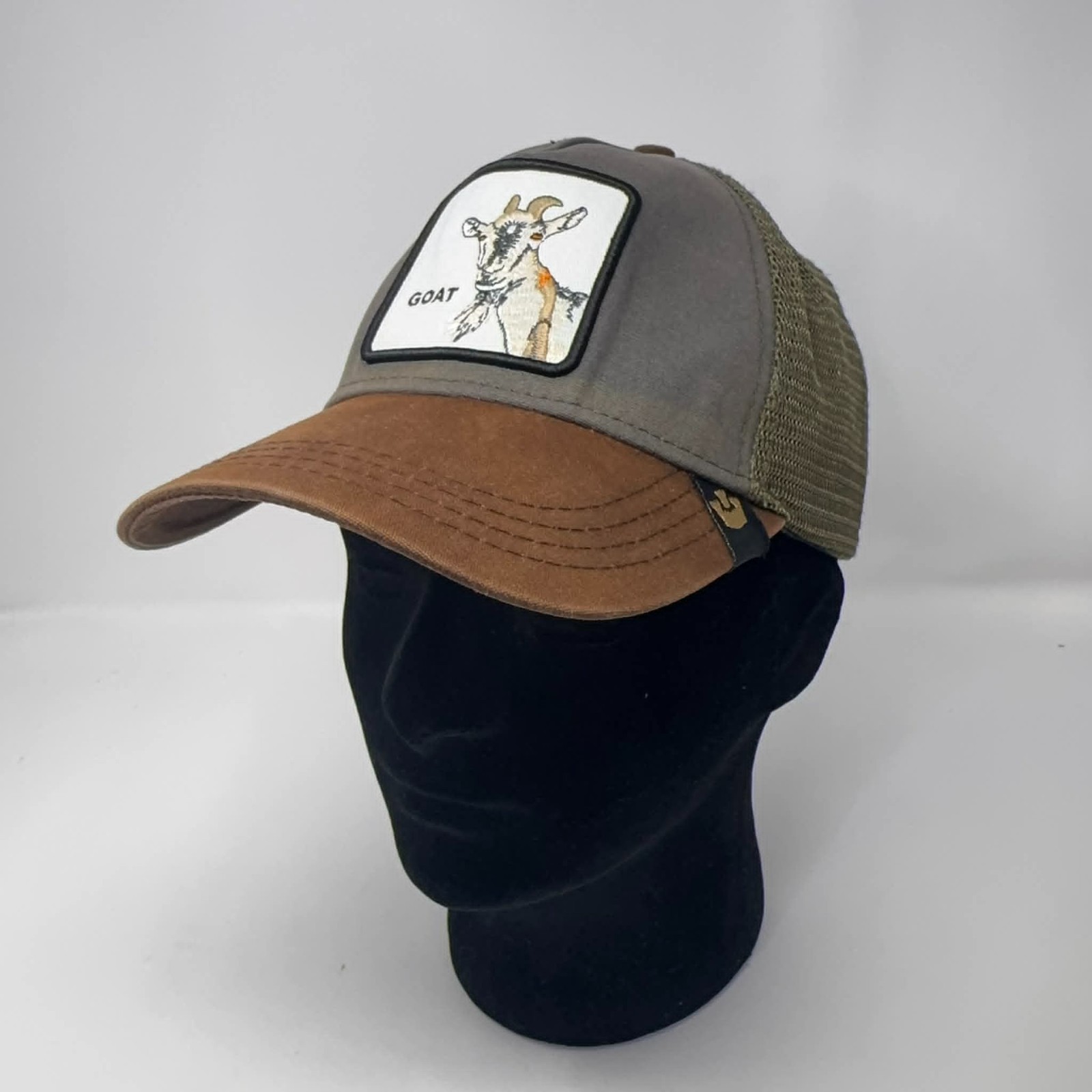 Goorin Bros The Farm Trucker Baseball Snapback Hat Cap GOAT Multi Color RARE