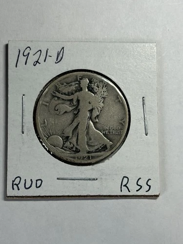 1921-D Walking Liberty Half VG Key Date