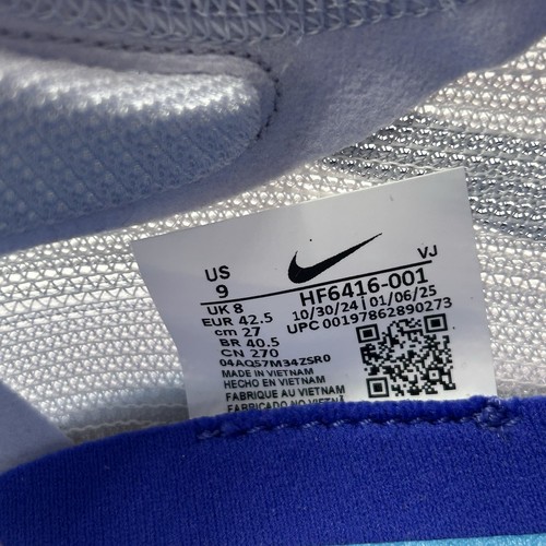 Nike Zoomx Streakfly 2 Violet Blue Road Racing Running Shoes UK 8 EU 42.5 US 9 - Picture 7 of 11