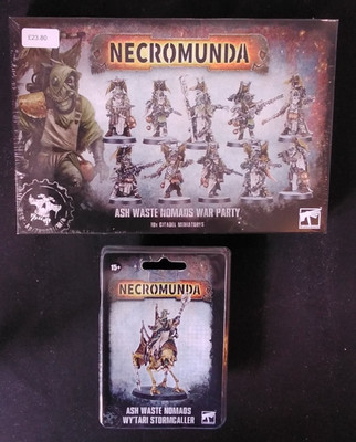 Necromunda Ash Wastes Nomad Warparty + Wy'tari Stormcawler Neu in OVP
