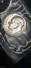 1957-P Roosevelt Dime Gem Lustrous FB Full Bands Brilliant Uncirculated
